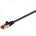 CAT 6 Netzwerkkabel, S/FTP, LS0H, schwarz - Länge: 0,50 m