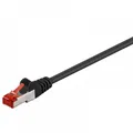 CAT 6 Netzwerkkabel, S/FTP, LS0H, schwarz - Länge: 0,50 m