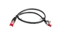 Kabel krosowy patchcord S/FTP (PiMF) kat.6 LSZH czarny 0,5m 68687