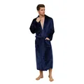 Herren Fleece Bademantel Plüsch weich warm Morgenmantel Bademäntel für Herren...
