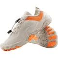Freiluftkind Das Original – Kokoda rutschfeste Barfußschuhe Sneaker Schnellverschluss grau 50 EU
