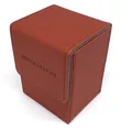 docsmagic.de Premium Magnetic Flip Box (80) Copper + Deck Divider - MTG PKM YGO - Kartenbox Kupfer