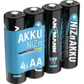 Akku Mignon Aa 1500mah 1,6v Nizn, 4 Stück - Ansmann