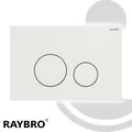 RAYBRO Betätigungsplatte CORTADO 15 Weiß für Geberit Spülkästen