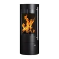 Olsberg Kaminofen Palena Compact 10 kW Ofen wasserführend Stahl-Schwarz Kamin
