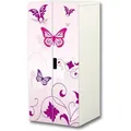 STIKKIPIX Möbelfolie SC16, (Möbel NICHT inkl) Pink World Aufkleber-Set Schrank (60 x 128 cm) rosa