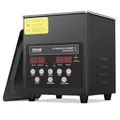 VEVOR 2 L Ultraschallreiniger 60 W digitales Ultraschallreinigungsgerät mit Schonmodus & verbesserter Entgasung, 40 kHz industrieller Schmuckreiniger mit Heizung & Timer, für Brillen Uhren Schwarz