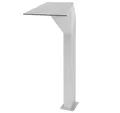 vidaXL Wasserfall Pool-Wasserfall Edelstahl 50x30x90 cm Silbern