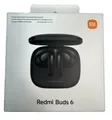 Xiaomi Redmi Buds 6 In-Ear Kopfhörer schwarz Bluetooth 36 h Laufzeit