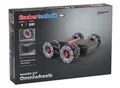 fischertechnik Maker Kit Omniwheels 571901 — Roboter-Bausatz, Experimentierkasten für Technikbegeisterte, ab 14 Jahre, Grau