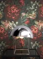 NEWROOM Vliestapete Rot Blumen Rosen Floral Romantisch Wohnzimmer Schlafzimmer