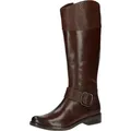 Caprice Stiefel Stiefel Leder - Dunkelbraun - 38