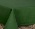 BEAUTEX fleckenabweisende und bügelfreie Tischdecke - Tischtuch mit Lotuseffekt - Tischwäsche in Leinenoptik, Eckig 110x140 cm, Dunkelgrün