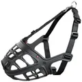 Hunter Tierbedarf Maulkorb Maulkorb Albury schwarz schwarz Größe: 6 / Halsumfang: max. 85 cm Schnauzenlänge: max. 10,0 cm / Schnauzenumfang: max. 43 cm