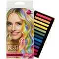 Haarkreide Set Vibrant 12 Farben  einfach anzuwenden  auswaschbar  temporäre ...