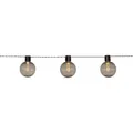 STAR Archy Garten Außen Deko Party Kugel Lichterkette 10-flg 5m Rauchglas Ø 8cm