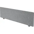 Hammerbacher Tischtrennwand Basic, grau, Akustik-Trennwand mit Filzbezug, 179,5 x 50cm