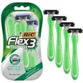 Bic Nassrasierer Flex 3 Sensitive, Einwegrasierer, für Herren, 3-fach Klinge, 4 Stück