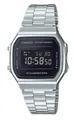 Casio Collection der Klassiker | Digitaluhr silberfarben A168WEM-1EF