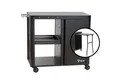 BBQ-Toro Grillablagetisch Grillwagen 95 x 50 x 80 cm, Schwarz Grilltisch, Grill Beistelltisch (1-St), Mit Griff