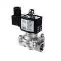 FSA Magnetventil Edelstahl 304 1/2" 24V AC 0-10 bar Viton stromlos geschlossen