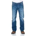 MUSTANG Straight-Jeans Michigan mit Stretchanteil blau 34W / 32L