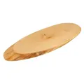 KESPER | Servierbrett, Material: FSC®-zertifiziertes Birkenholz (FSC® C014021), naturbelassene Baumscheibe, lebensmittelecht lackiert, Maße: 45 x 17 x 2,5 cm, jedes Brett ein Unikat | 69132
