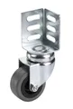Lenkrolle mit Winkelblech 50 x 22 mm, Tragkr. 40 kg