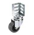 Dörner + Helmer Möbelrolle Lenkrolle mit Winkelblech 50 x 22 mm, Tragkr. 40