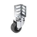 Lenkrolle mit Winkelblech, 50mm x 22mm, 40kg Tragkraft, 52mm x 37mm Winkel, V...
