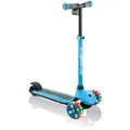 One K E-Motion Plus 4 Plus, E-Scooter hellblau, mit Leuchtrollen