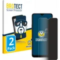 BROTECT Sichtschutzfolie Anti-Spy Privacy Folie Blaulicht-Schutz (2 Stück, Samsung Galaxy A20s) (4336784)