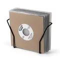 GLORIOUS Vinyl Set Holder smart 7'' - für bis zu 25 Schallplatten im 7''-Format, leichte und stabile Konstruktion aus Metall, inkl. Befestigungszubehör, schwarz