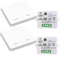 DieseRC 2 Empfänger 2 Schalter Funk Lichtschalter RF Sicherheitsschalter 10A Set