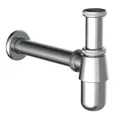 Kirchhoff Flaschensiphon, Anschluss: 1 1/4", Edelstahl - silberfarben