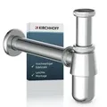 "Flaschensiphon, Chrom, 1 1/4\" x 32 mm"