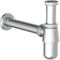 Schütte Siphon, Chrom, Metall, Kunststoff, 6.5x18.5x26 cm, Badezimmer, Waschbecken & Armaturen, Badarmaturen