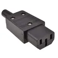 Rewireable IEC C13 Weiblich Inline Buchse Adapter Stecker 10a 250V