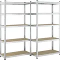 Juskys 3er Regalsystem 1 Corner und 2 Basic Insgesamt 15 Böden mit 2625 kg Tragkraft