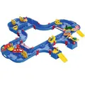 AquaPlay Wasserbahn 8700001544 MegaLockBox, im Koffer, mit 5 Spielstationen, Fahrzeugen & 4 Spielfiguren, 62 Teile