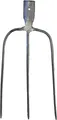 PROREGAL Dunggabel Mistgabel Mistforke Heugabel Streugabel 3 Zinken, pulverbeschichtet, mit Griff