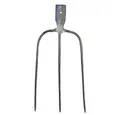 PROREGAL® Spatengabel Dunggabel Mistgabel Mistforke Heugabel Streugabel 3 Zinken, pulverbesc