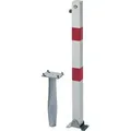 Absperrpfosten KLAPPY-BO 70x70 mm Dreik. Einbet.