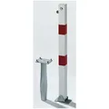 Fp - Absperrpfosten Klappy-bo 70x70 Mm Dreik. Einbet. Gah Alberts