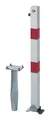 Gustav Alberts Absperrpfosten Klappy-BO 70 x 70 mm Dreikantschloss zum...