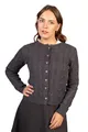 Trachtl Marie Jacke - Trachtenjacke Strickjacke Damen in 3 Farben (ORIGINAL TRACHTL) gr. 34-44 (Anthrazit 44)