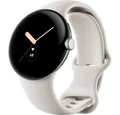 Google Pixel Watch LTE - Smartwatch - polished silver/chalk Smartwatch