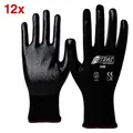 NITRAS SAFETY unisex Arbeitshandschuhe 3500 schwarz Größe 6, 12 Paar