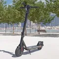 Elektro Scooter mit Straßenzulassung ABE E-Scooter 20 km/h Aluminium Elektroroller eKFV Zulassung Faltbar Roller EScooter - schwarz - Schwarz