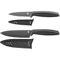 WMF Touch Messerset 2-teilig Schwarz Küchenmesser mit Schutzhülle beschichtet